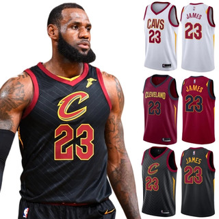 騎士隊球衣 LeBron James 詹姆士 復古熱壓 籃球服 球迷版SW 雷霸龍 籃球訓練服 速幹排汗透氣