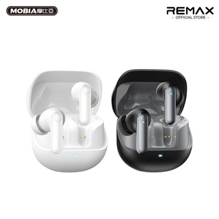 【隔日達｜藍芽6.0】REMAX ANC+ENC 降噪真無線耳機 低延遲 85H 續航 羽紗黑/珠光白 正版台灣公司貨