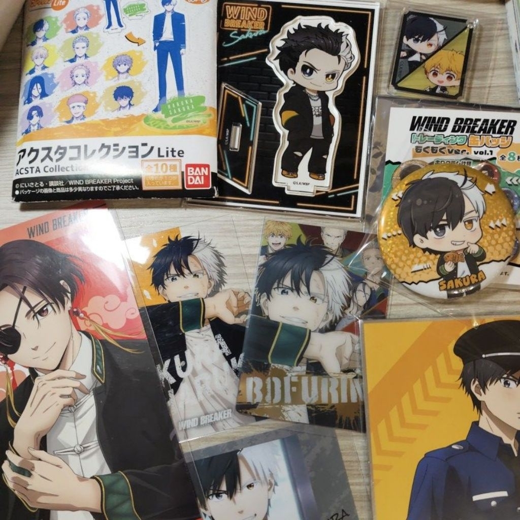 防風少年 ［櫻遙專區］（4/16更新）正版 櫻遙 徽章 吊飾 野菜 田園 相卡 拼圖 眼鏡系列 餅卡 透卡 貼紙 立牌