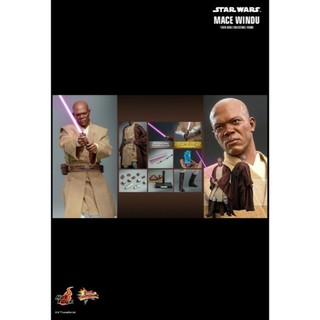 【卡比哈哈】全新 Hot Toys 1/6 MMS681 星際大戰 雲度大師 Mace Windu