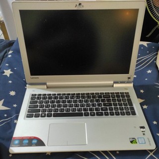 二手筆電，15吋不開機的電競筆電，Lenovo 700-15lSK 零件機，售出不退不保，記憶體硬碟變壓器皆無，會修再買