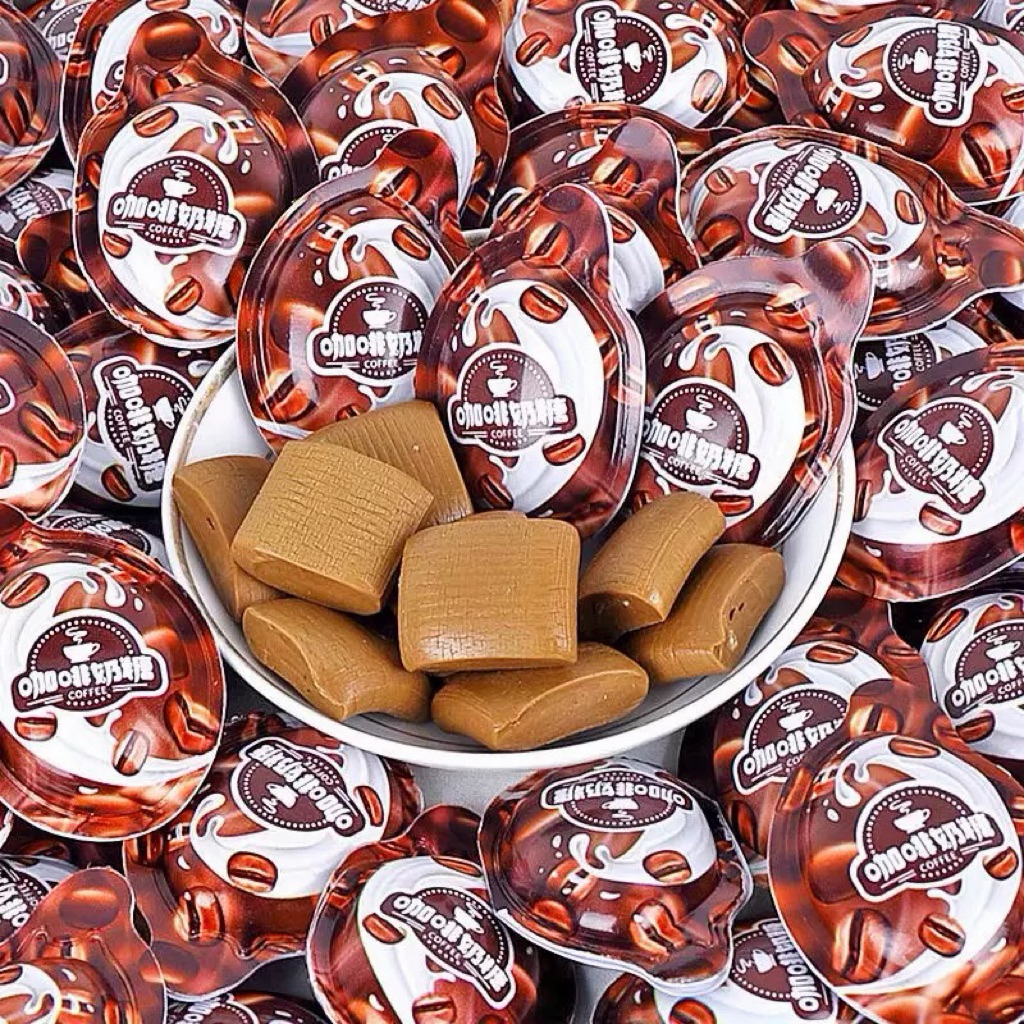 【台灣上青】 現貨‼️現貨來了~3D特濃咖啡奶糖/3D特濃咖啡杯奶糖200克/500克/1000克