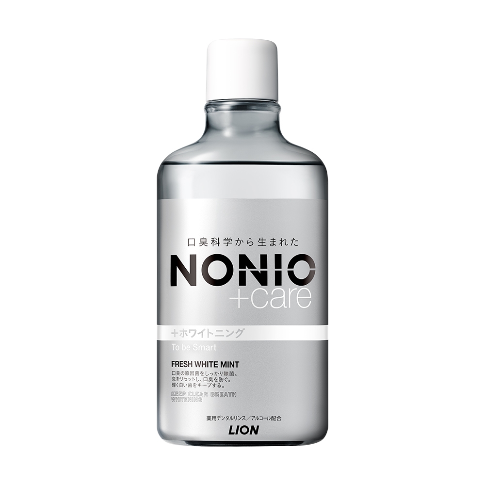 (滿額贈品請勿下單)日本獅王LION NONIO終結口氣漱口水 晶燦亮白600ml│台灣獅王官方旗艦店(完全贈品)