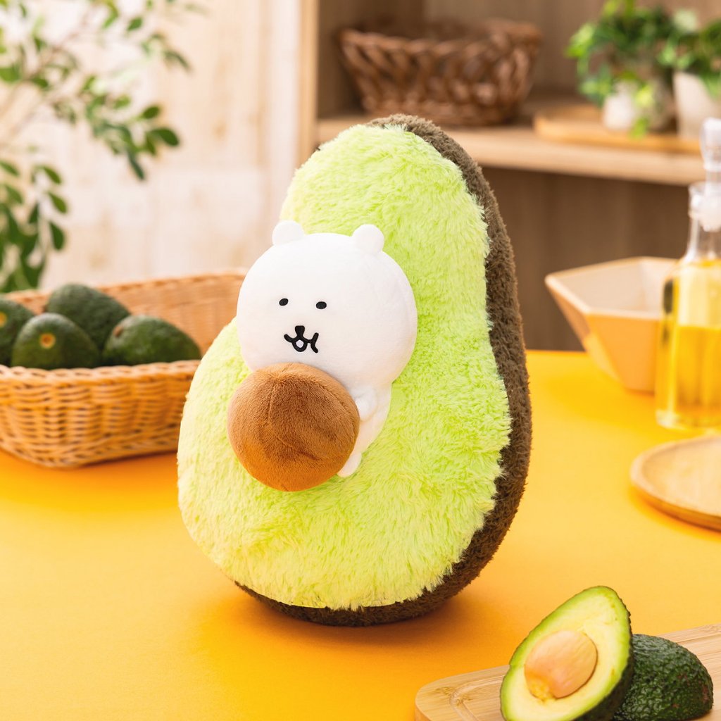 里民 日本空運 NAGANO 自嘲熊系列 酪梨熊娃娃 ナガノのくま ナガノキャラクターズ アボカドぬいぐるみ