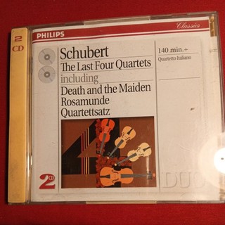 PHILIPS Schubert The Last Four Quartets 舒伯特 最後四首重奏 2CD