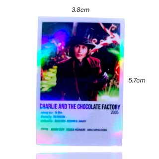 CHARLIE AND THE CHOCOLATE FACTORY 2025 STICKER 巧克力冒險工廠電影貼紙單張