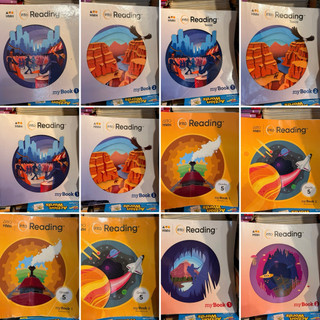 美國小學教科書HMH Into Reading Grade 4_3套、Grade 5_2套、Grade 6_1套