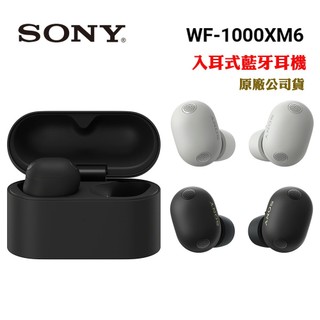 SONY WF-1000XM6 無線藍芽降噪入耳式耳機(台灣原廠公司貨)