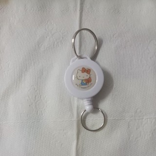 Hello Kitty 凱蒂貓 伸縮鑰匙圈 伸縮扣