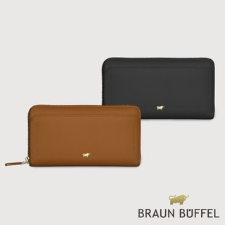 【BRAUN BUFFEL】婕娜 13卡拉鍊長夾-多色賣場(德國小金牛台灣總代理)/BF2005-602