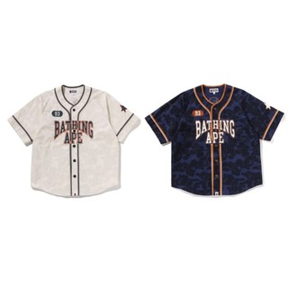 AirRoom正品 2026SS A BATHING APE BAPE BASEBALL SHIRT 短袖 棒球衫 球衣