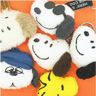 現貨▶日本 史努比 SNOOPY 安迪 歐拉夫 糊塗榻克 絨毛 大頭吊飾