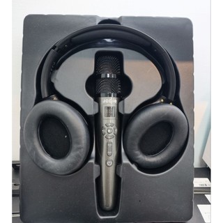 全新JODIO 行動KTV耳機麥克風K3 耳罩式無線 藍芽 藍芽耳機 麥克風黑色2580元附發票天天免運費