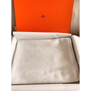 Hermes 全新 Cabriole毛毯 米色