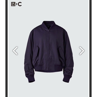 Uniqlo C 羅紋 布勞森 寬版 女外套 M