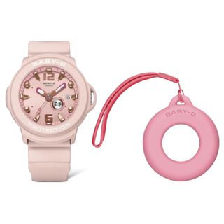 【CASIO 卡西歐】BABY-G+PLUS 粉彩色調 柔美浪漫 啞光飾面錶款 粉 BGA-15K-4A 42.4mm