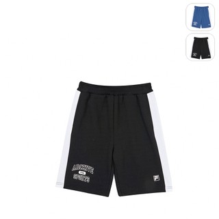 【FILA】KIDS 孩童款 針織短褲-黑色 1SHZ-4402-BK