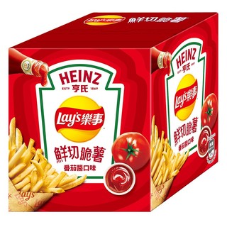 樂事 鮮切脆薯亨氏番茄醬口味 72g【萬家福】