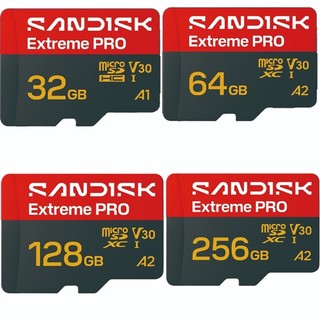 SanDisk 32G 64GB 128G 256G Extreme Pro microSD microSDXC 記憶卡