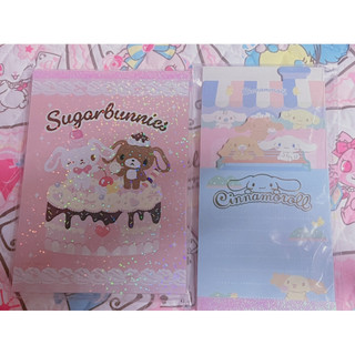 三麗鷗🇯🇵蜜糖邦尼Sugarbunnies兔兔 甜點兔 焦糖兔🐰彩色頁面便條本贈大耳狗家族便條本💞