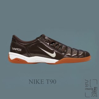 NIKE WMNS TOTAL 90 巧克力 足球風 漆皮 休閒鞋 女鞋 IB5666-202【Insane-21】