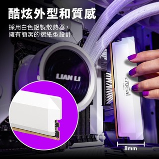Crucial Pro DDR5-6000 16GB UDIMM：超頻遊戲記憶體黑 CP16G60C36U5B 利用