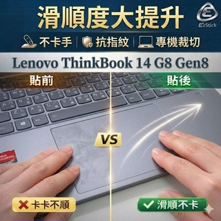 【Ezstick】Lenovo ThinkBook 14 G8 Gen8 觸控板保護貼｜Touchpad 防刮保護