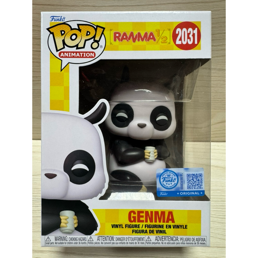 FUNKO POP 亂馬1/2 熊貓 早乙女玄馬 RANMA 1/2 GENMA PANDA 限定