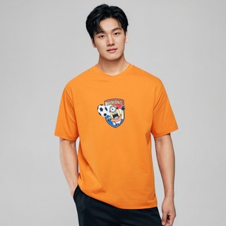 GIORDANO 男裝印花短袖T恤 小小兵足球系列 01096674