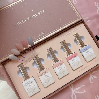 現貨 五色組～微光奶凍 024~028套組 Middle 送抽屜式收納盒 nailnail嚴選好物