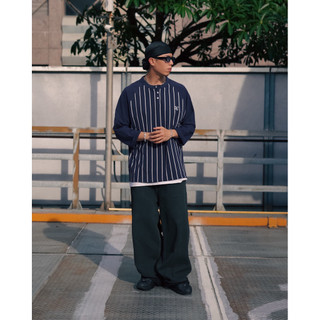 【MR.HOPE】兩色 新品 LFYT PINSTRIPE RAGLAN SLEEVE TEE 亨利領 美式復古
