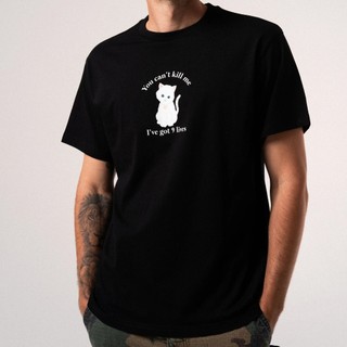 RIPNDIP 9 LIVES TEE 黑色 短袖T恤 中指貓 台灣總代理-ALL