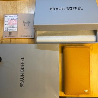 【全新專櫃正品】購於新光三越 德國小金牛 BRAUN BÜFFEL 長夾 皮夾古金黃 型號BF568附原廠全套包裝/保卡