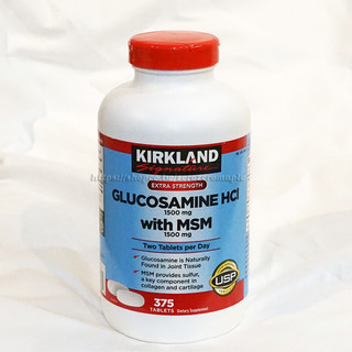 🍁科克蘭Kirkland 葡萄糖胺Glucosamine+MSM 375顆 2028/07