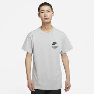 NIKE AUTHRZD PERSONNEL TEE 灰色 落肩 寬鬆 高磅 短袖 短T 男款【DM6428-077】