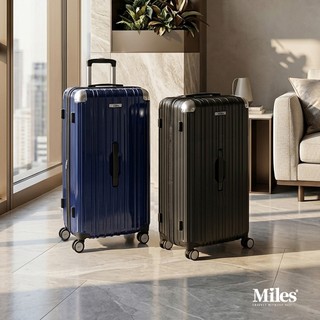 【Miles】32吋大容量PC耐撞運動行李箱/胖胖箱(拉鍊款/TSA海關鎖)-2色可選 台灣出貨 免運
