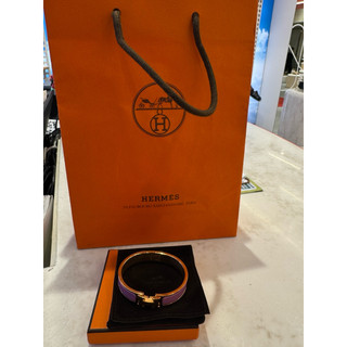 Hermes Clic H color 玫瑰粉手環