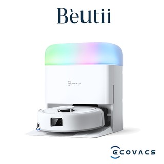 ECOVACS DEEBOT mini2 全台首款光彩全能掃拖機器人(超窄小任意穿梭/全能基站/毛髮不纏) Beutii