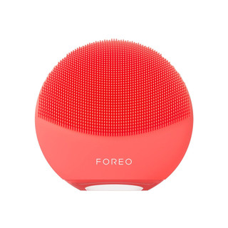 FOREO LUNA 4 Mini 智能 雙面 人體工學 溫和清潔 淨透潔面儀-珊瑚紅 F1320 代理商保固 公司貨