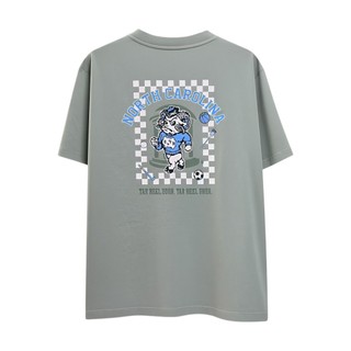 NCAA 短T 淺綠 UNC 背後印花 短袖 上衣 中性 7625101171