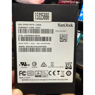 二手 Sandisk ssd固態硬碟128g