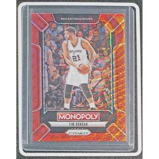 #Af22 Tim Duncan 石佛 球員卡 Prizm 大富翁聯名 Monopoly 紅亮