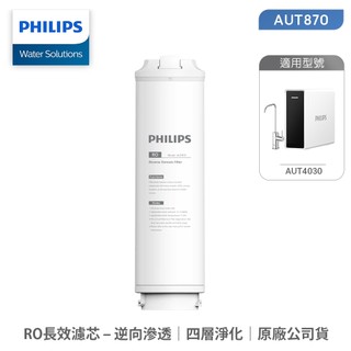 【Philips 飛利浦】RO逆滲透膜濾芯 AUT870