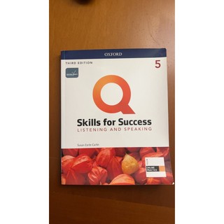 有劃記 Q Skills for Success Listening & Speaking, 5th Level 3rd