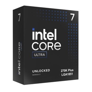 Intel Ultra 7 270K Plus 24核24緒 1851腳位 無風扇 有內顯 CPU處理器