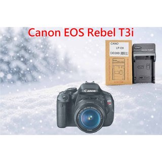 LP-E8 副場充電器 相容 Canon EOS Rebel T3i 電池充電器 LPE8 充電器 另有電池