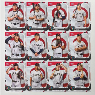 【呱呱代購】現貨 2026 WBC 世界棒球經典賽 日本隊球員普卡 topps 棒球卡 球員卡 大谷翔平 山本由伸