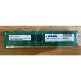 ASUS 4G DDR3-800 RAM ECC 原廠 全新品