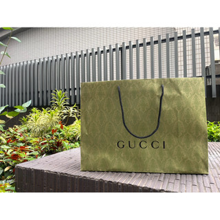 GUCCI 大型 紙袋 購物袋 精品提袋 古馳