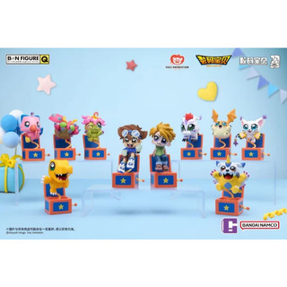 現貨 BANDAI 盲盒 BNFIGURE Q 數碼寶貝 X BKUB 聯名 全10種 一中盒10入販售